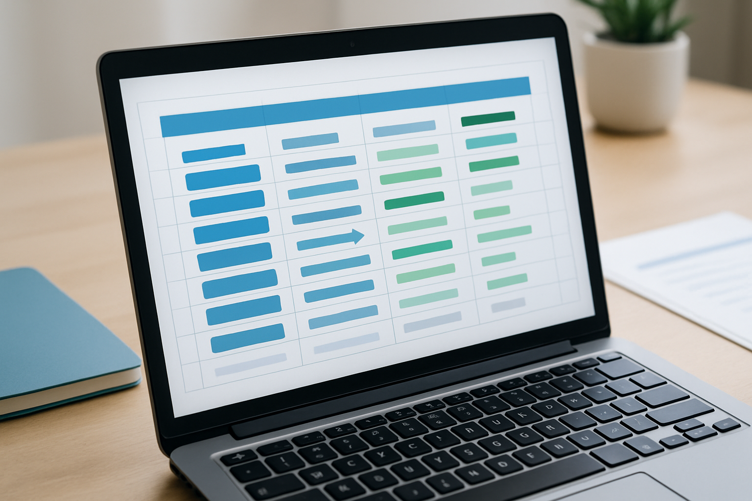 Website URL mapping spreadsheet showing old and new page destinations for SEO preservation during redesign