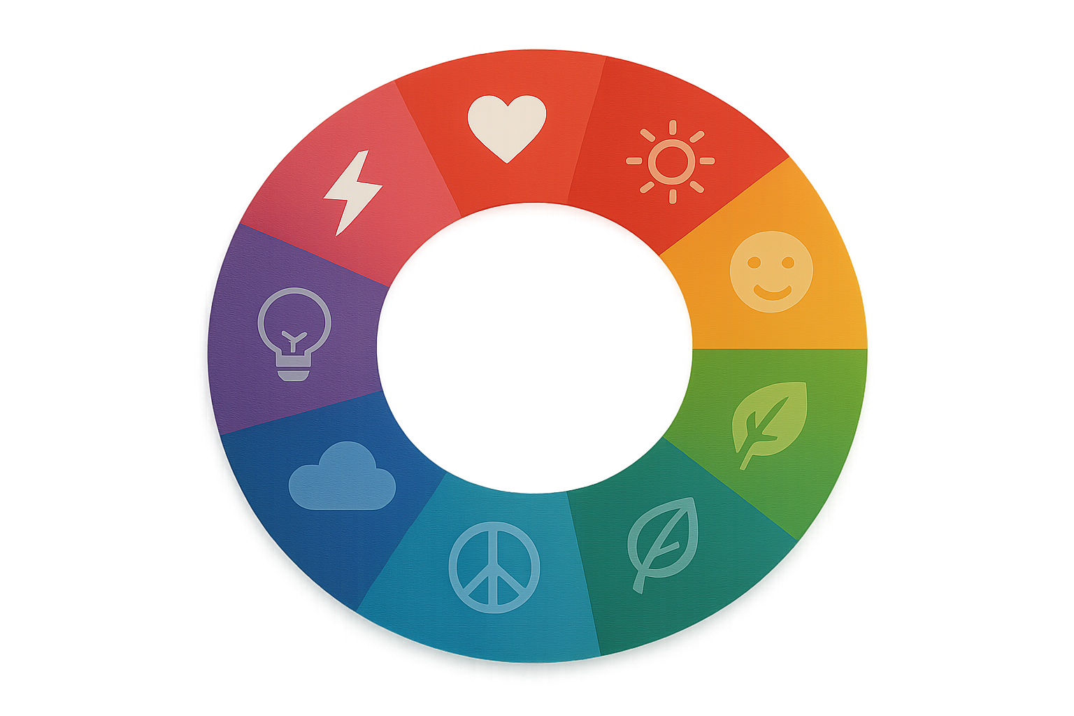 Color psychology wheel showing emotional associations and business applications for website branding